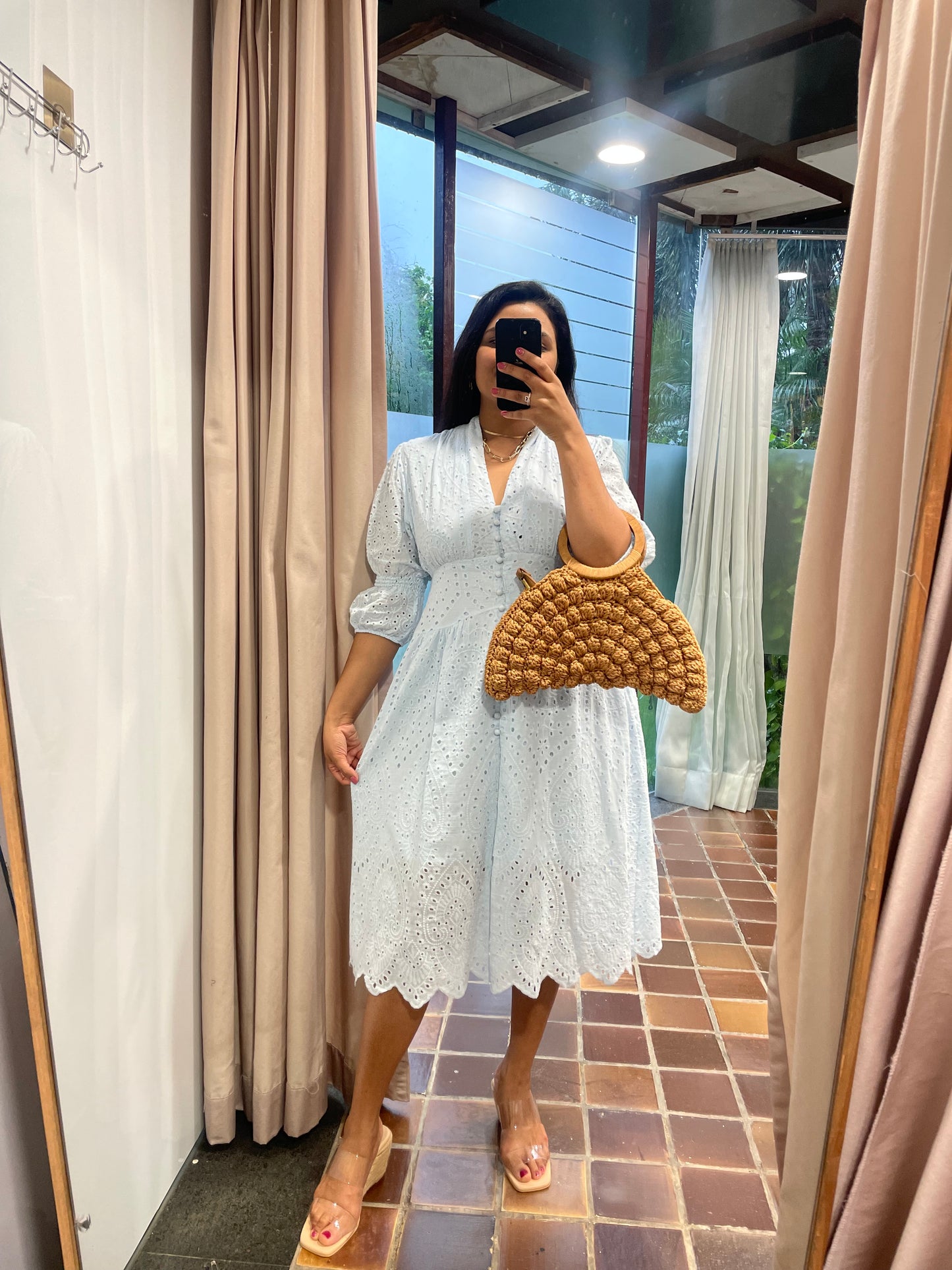 Evara Chicken Cotton Maxi