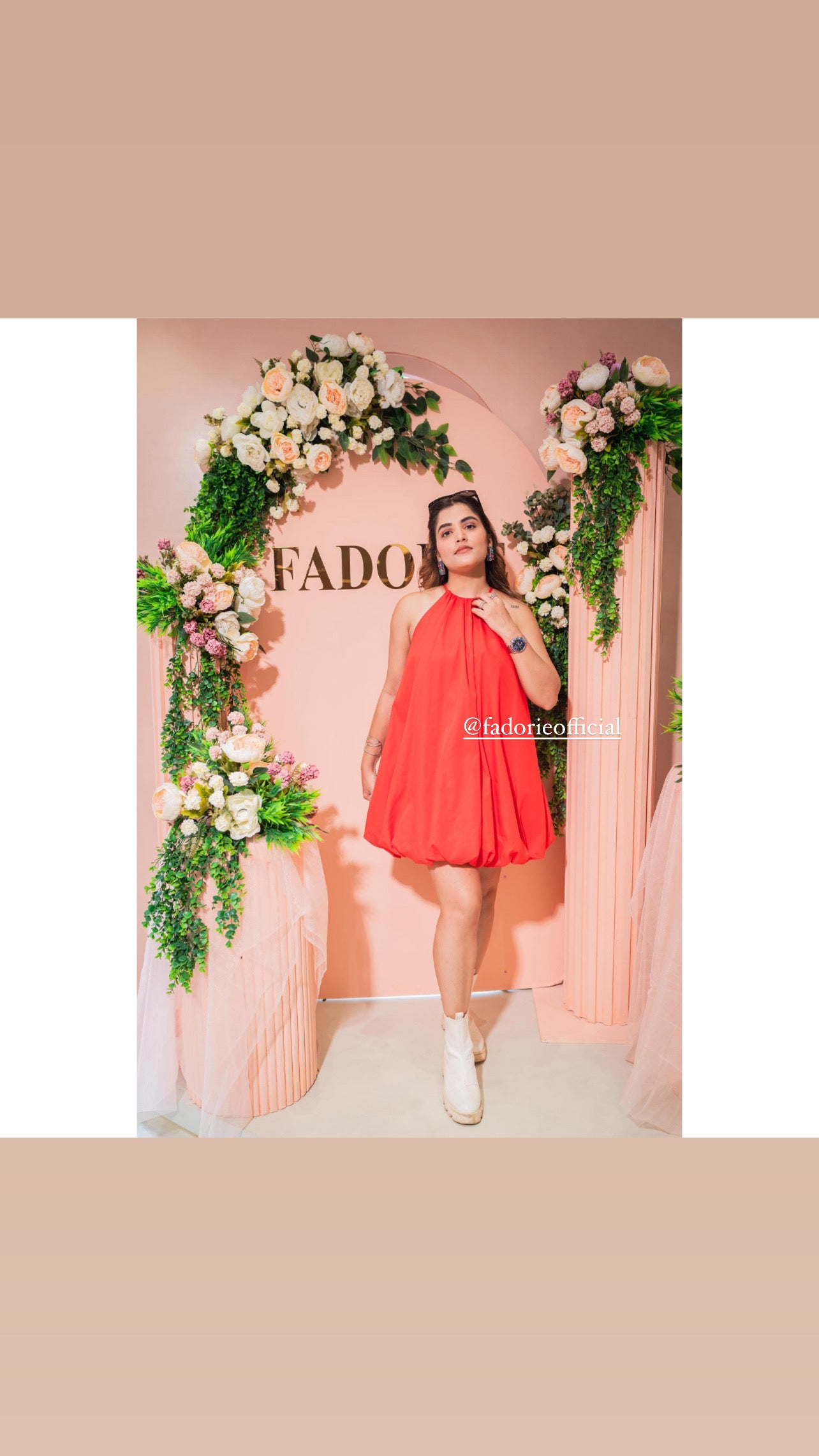 Red Balloon Dress