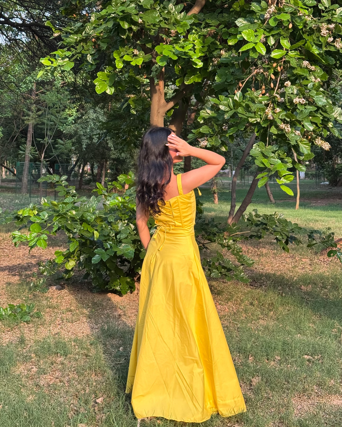 Corseted Chic 2 Pc Set (Yellow)