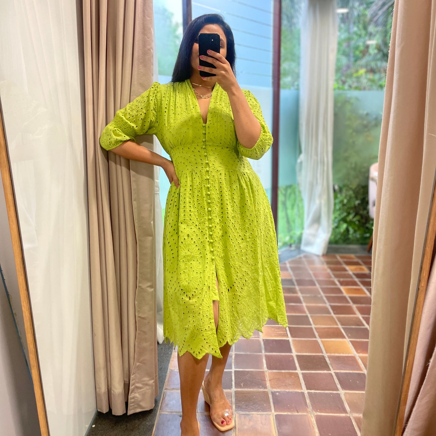 Evara Chicken Cotton Maxi
