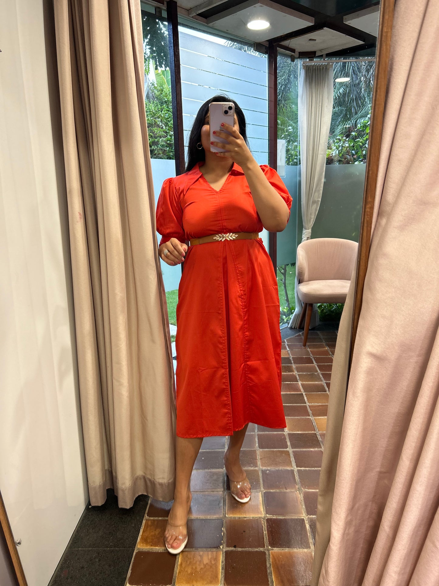 A Line Boxy Fit Maxi