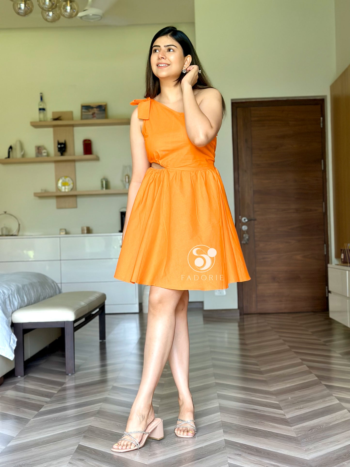 Orange Martini Dress