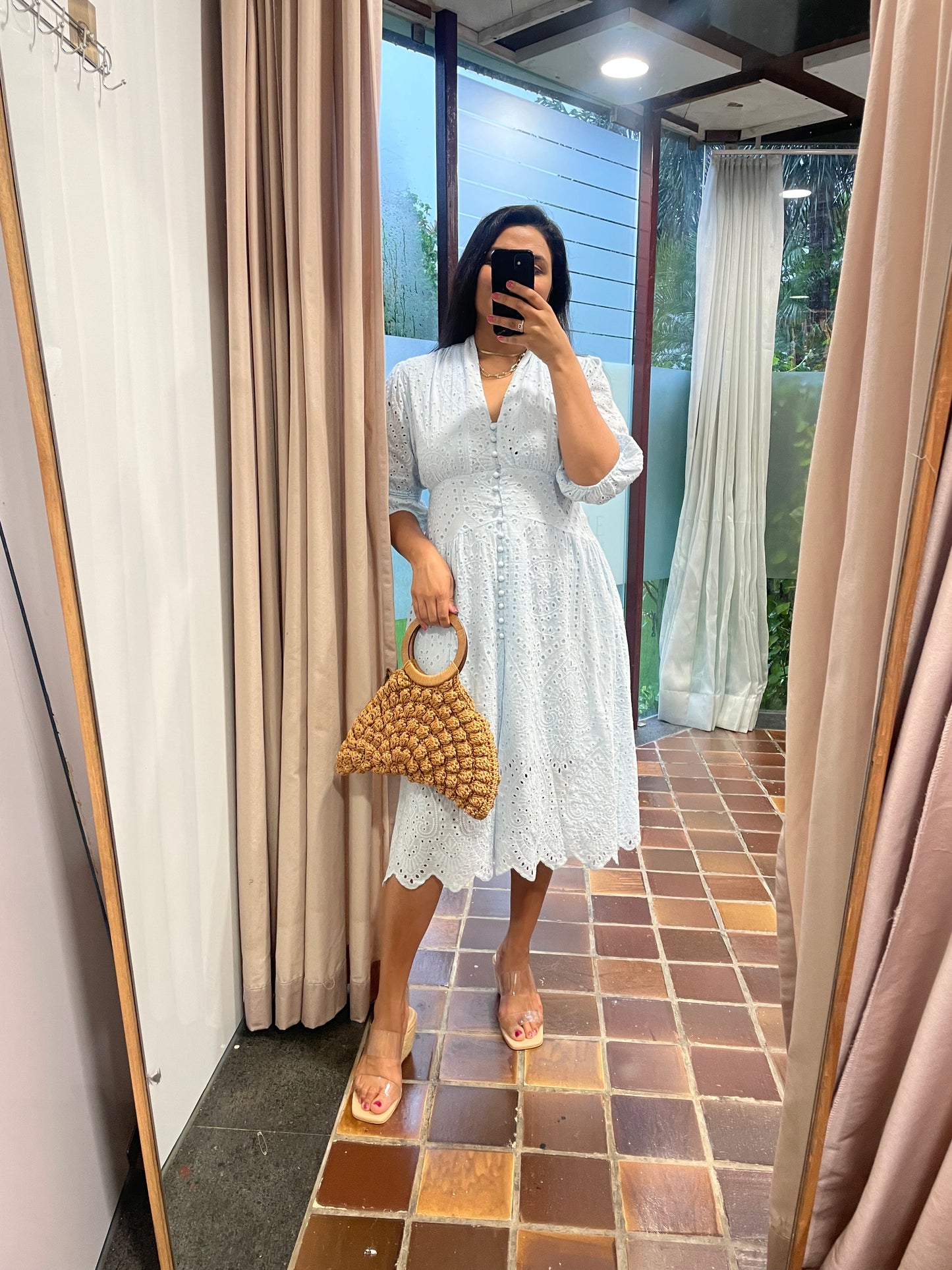Evara Chicken Cotton Maxi