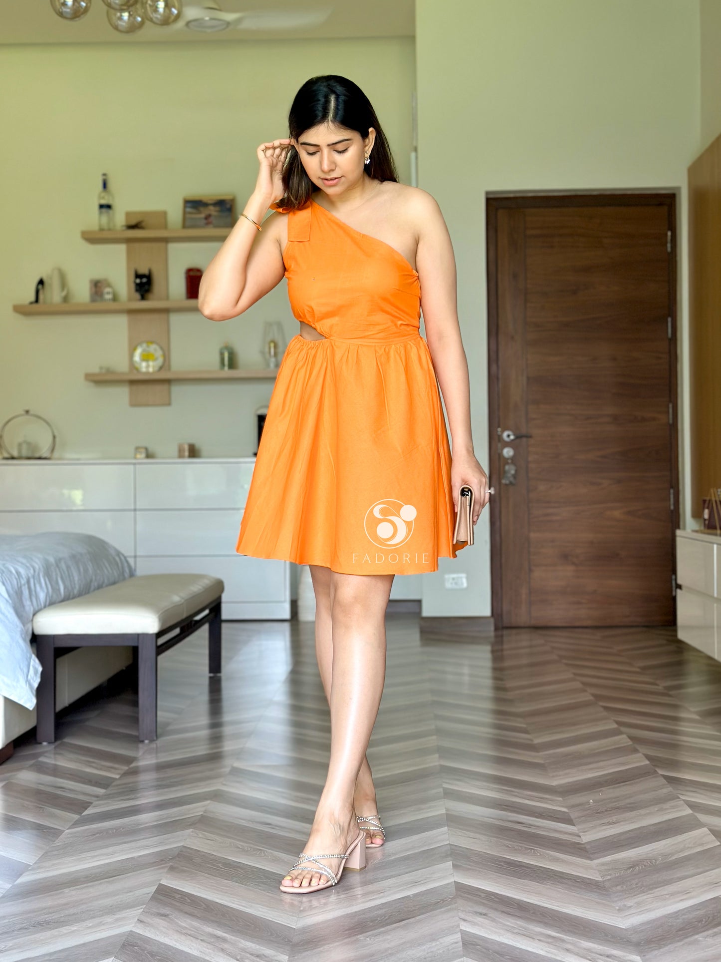 Orange Martini Dress