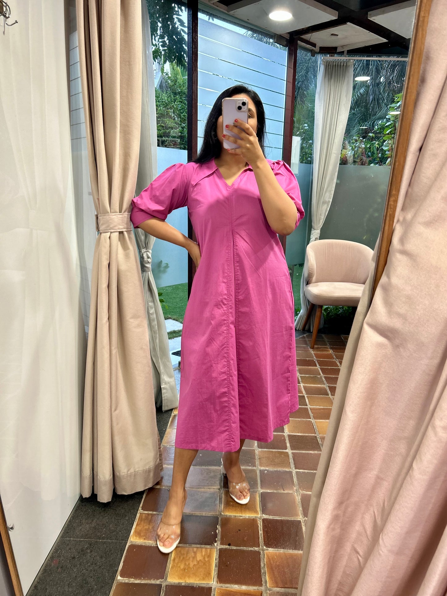A Line Boxy Fit Maxi
