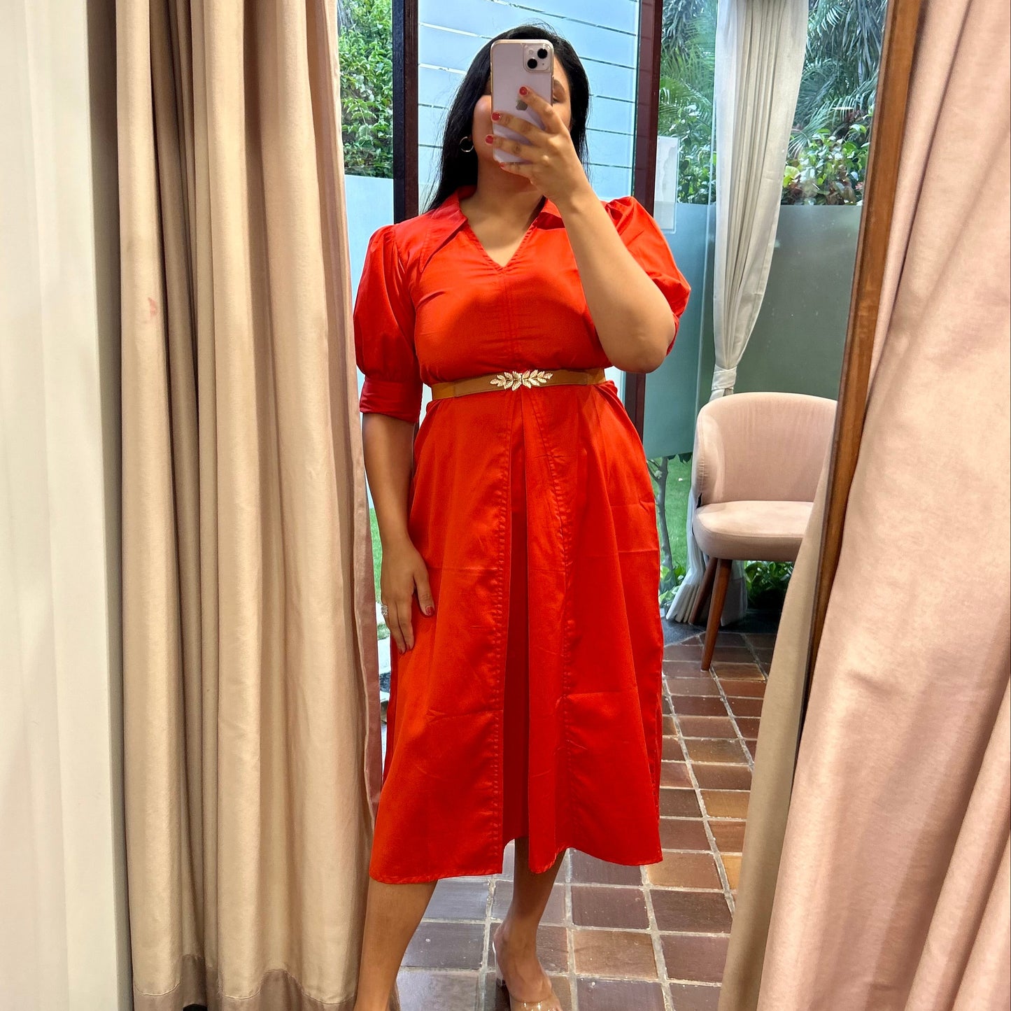 A Line Boxy Fit Maxi