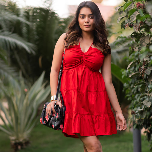 Ravishing in Red Dress