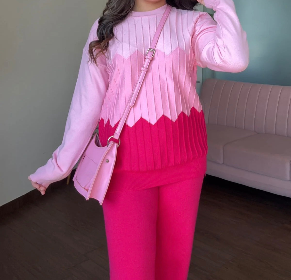 Zigzag Knit Co-ord Set💫