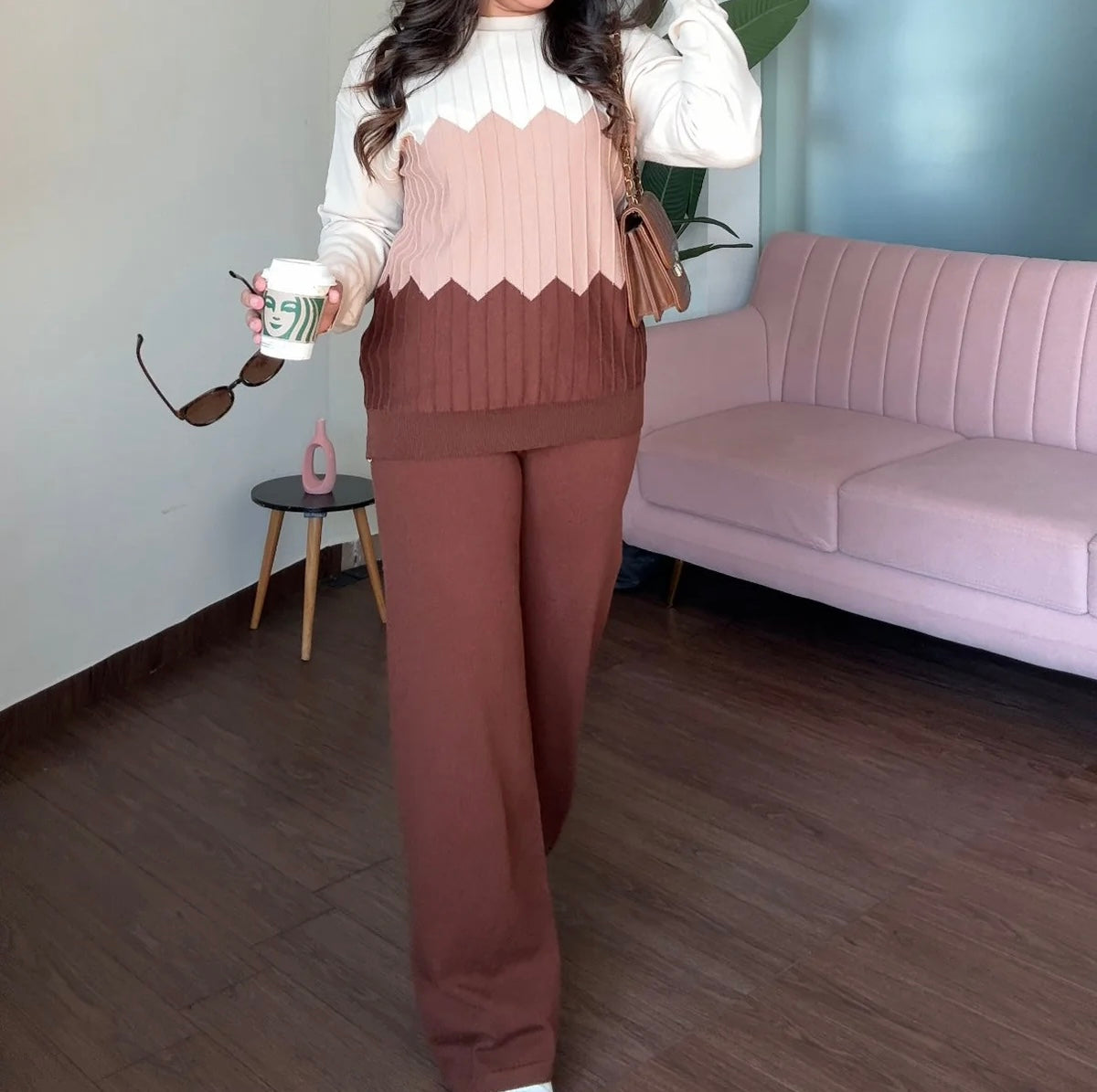 Zigzag Knit Co-ord Set💫