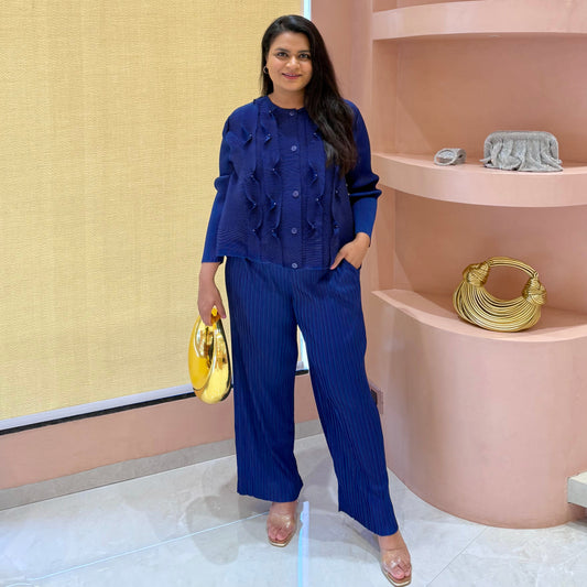 Ruffle Pleated Co-ord Set