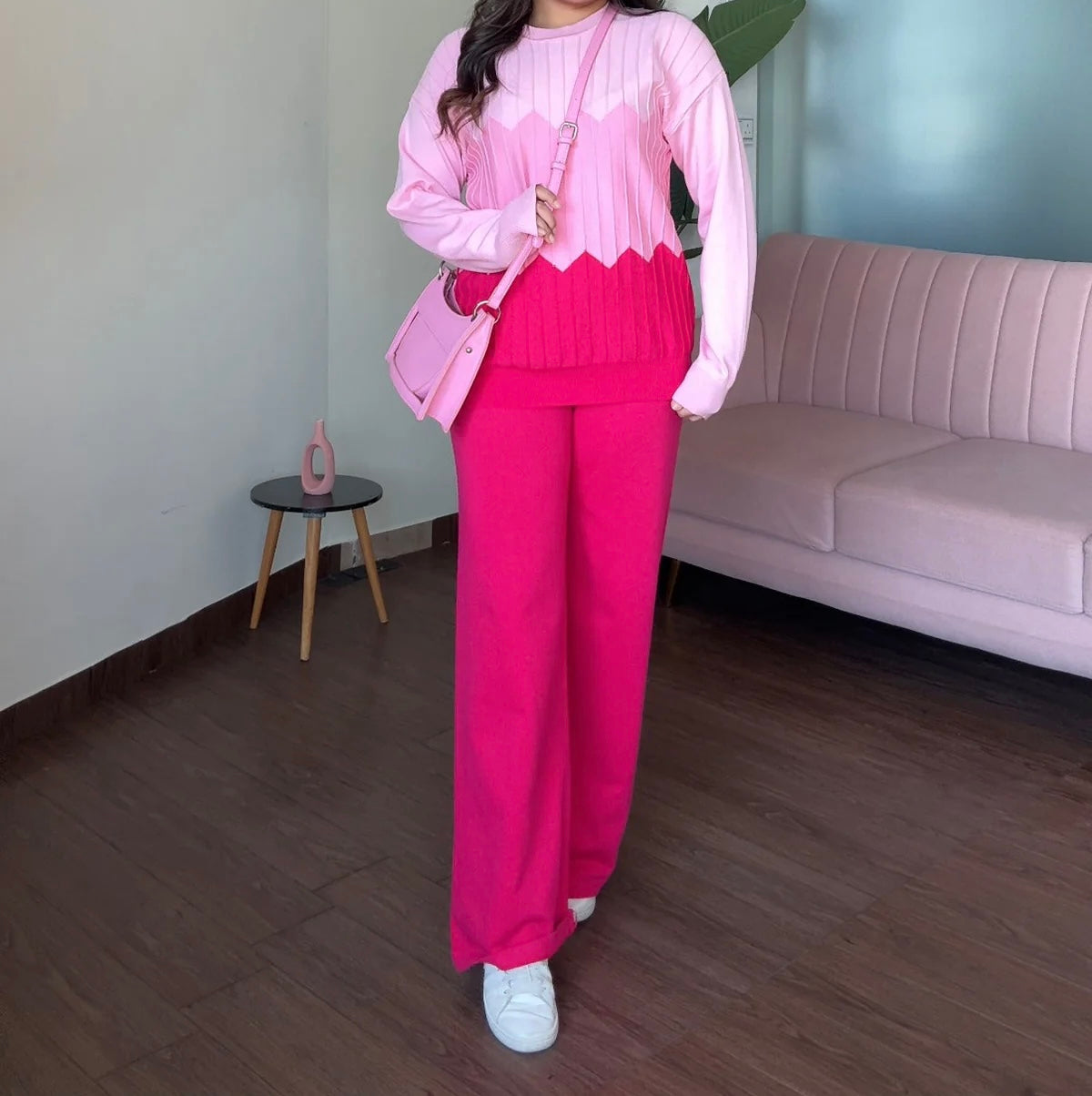 Zigzag Knit Co-ord Set💫