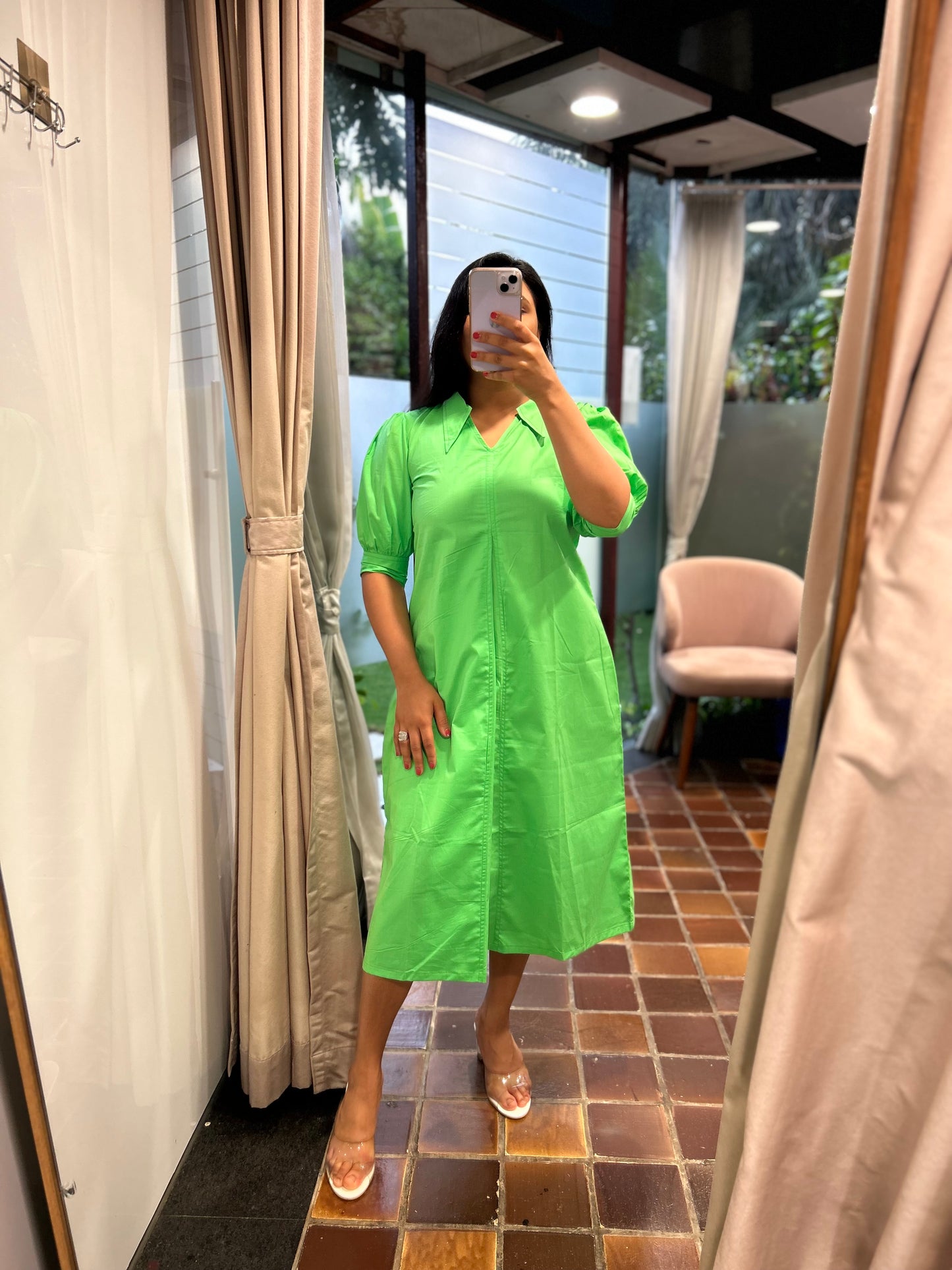 A Line Boxy Fit Maxi