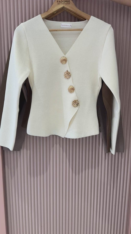 Golden Grace Full Sleeve Top💫